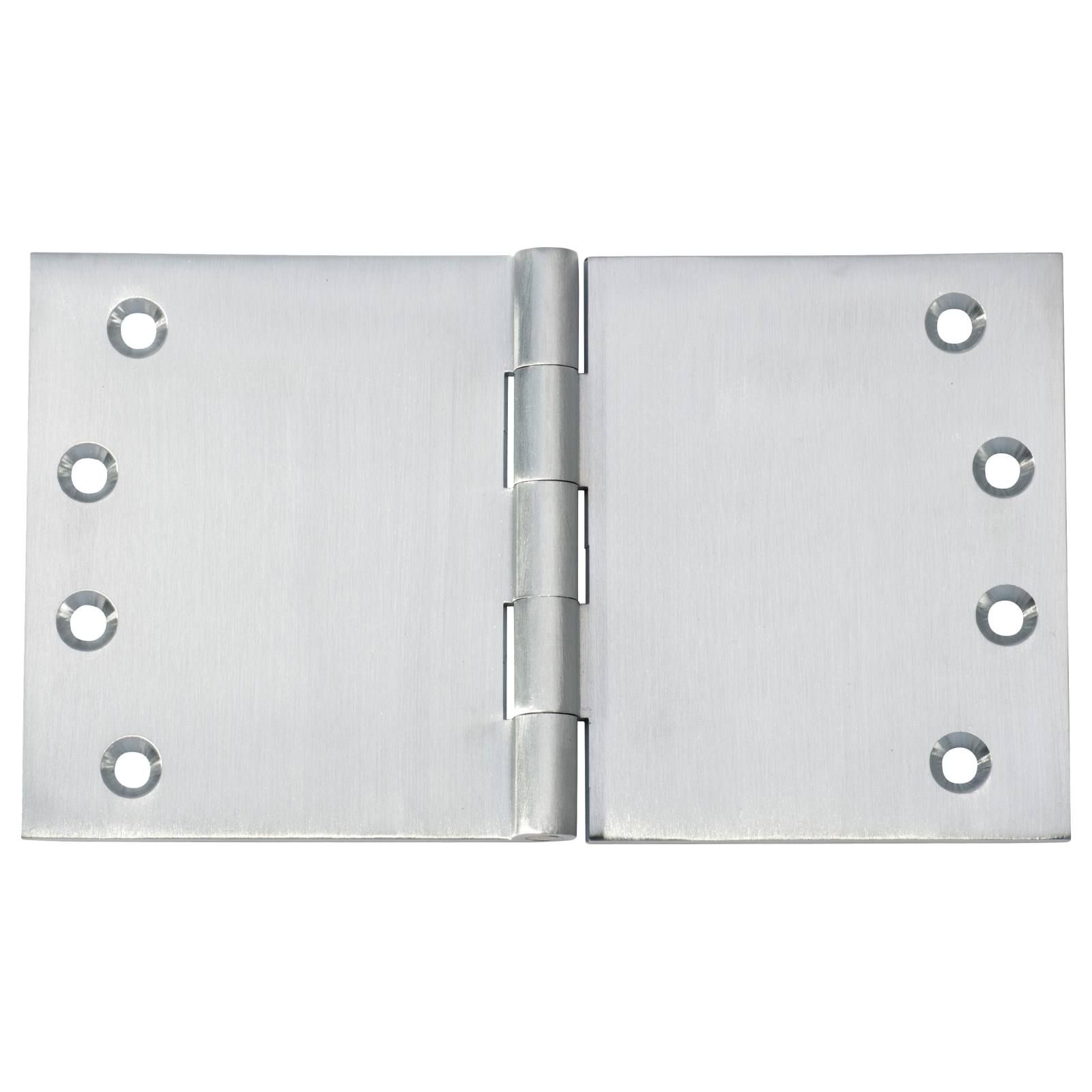 17.5x10cm Broad Butt Hinge, Satin Chrome