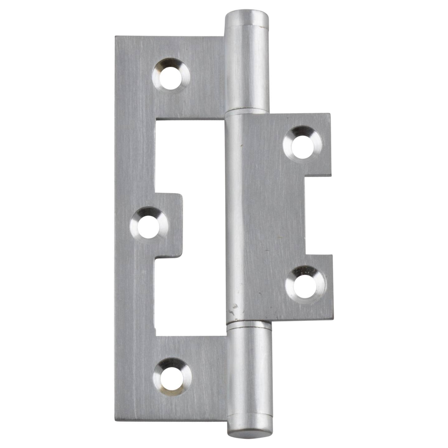 3.5x8.9cm Hirline Hinge, Satin Chrome