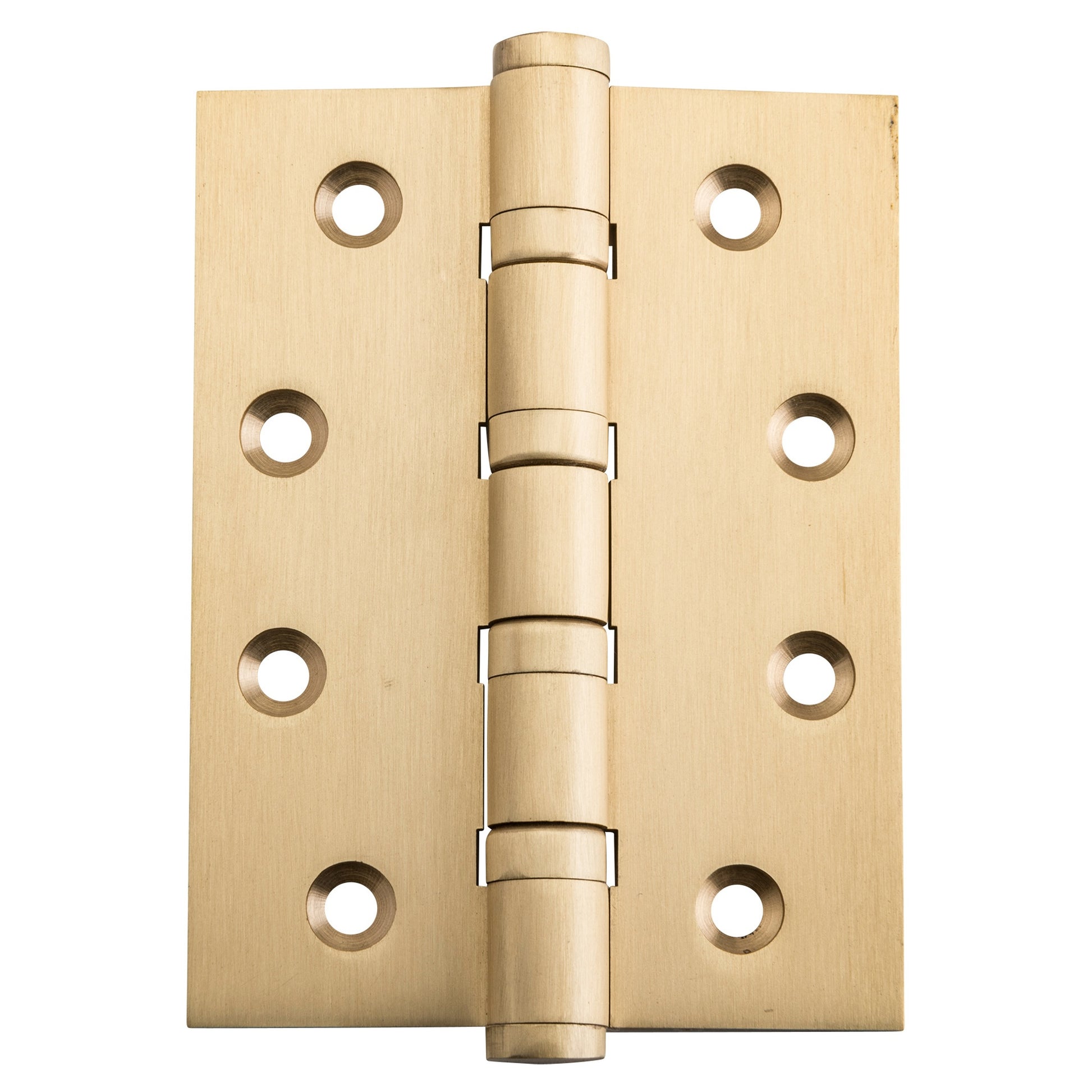 7.5x10cm Ball Bearing Hinge, Satin Brass