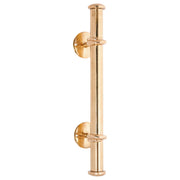 Rounded Pull Handle, Polished Brass