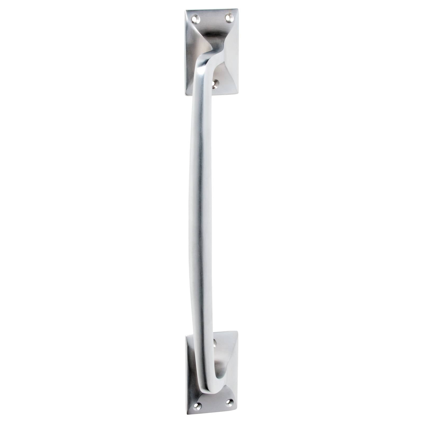 Large Offset Pull Handle, Satin Chrome