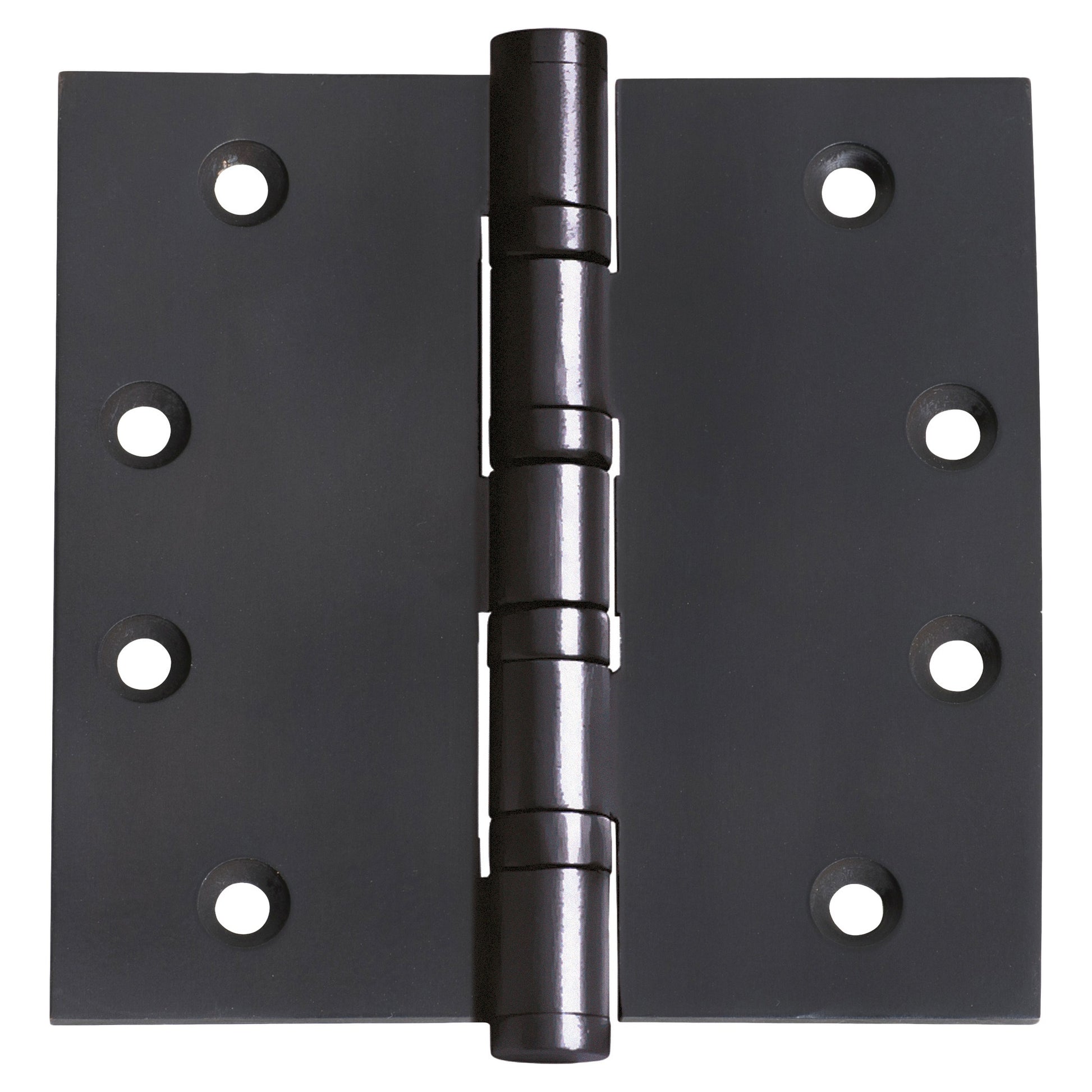 10x10cm Ball Bearing Hinge, Matte Black