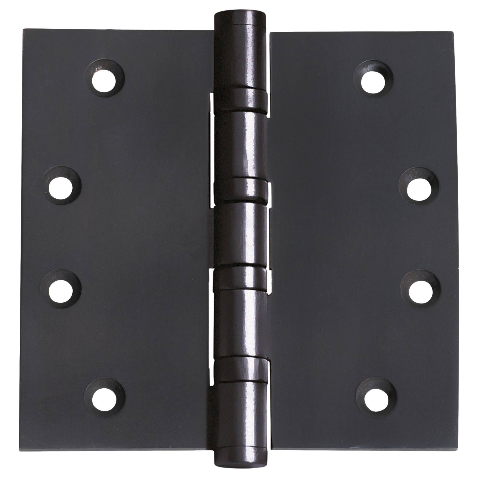 10x10cm Ball Bearing Hinge, Matte Black