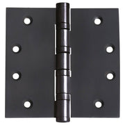 10x10cm Ball Bearing Hinge, Matte Black