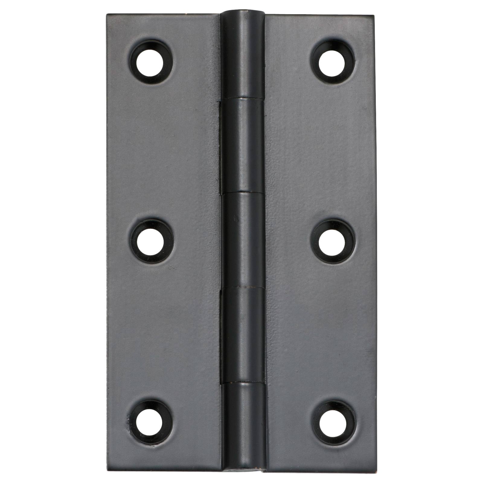 5x8.9cm Fixed Pin Hinge, Matte Black