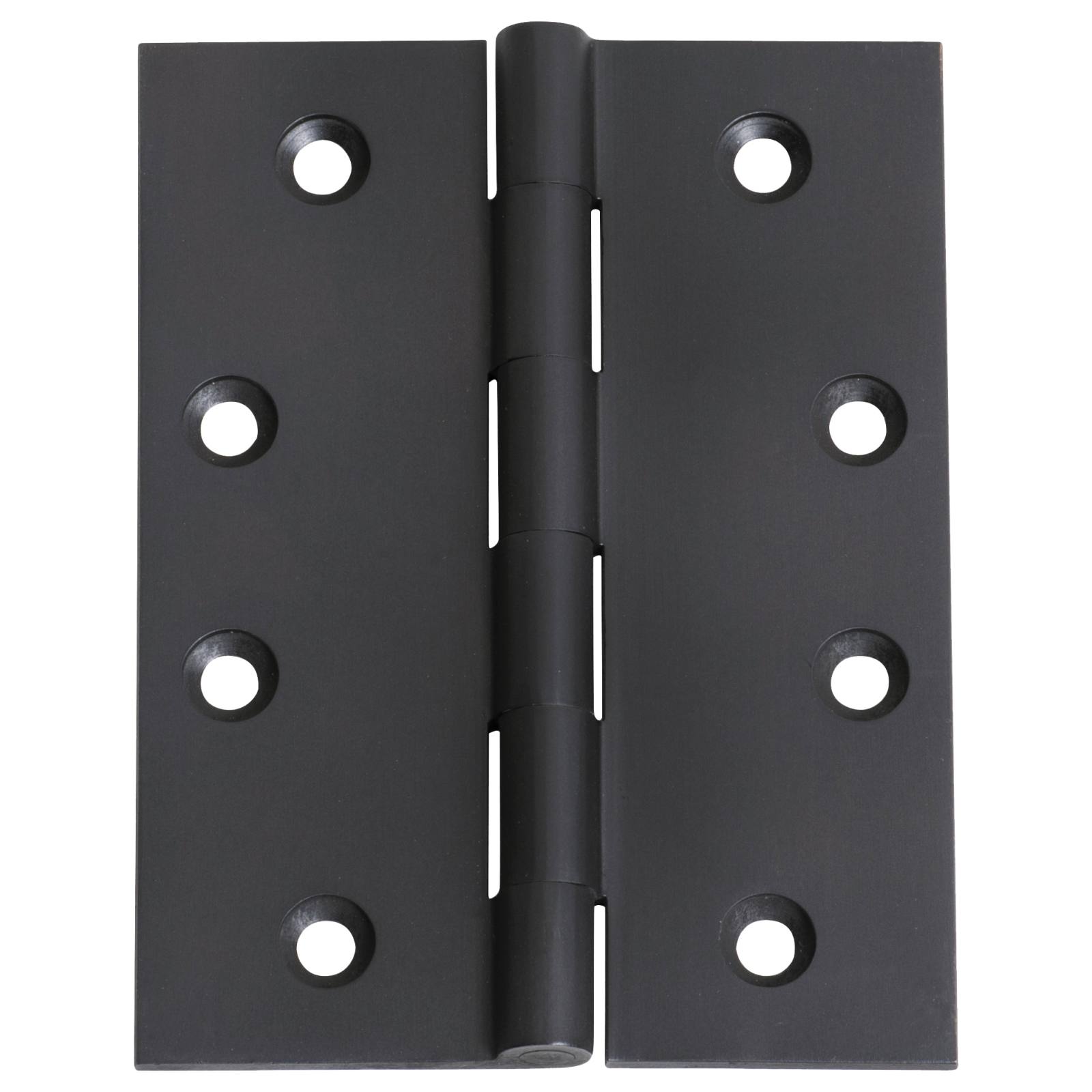 7.5x10cm Fixed Pin Hinge, Matte Black