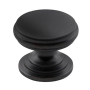 2.5cm Round Flat Cupboard Knob, Antique Copper