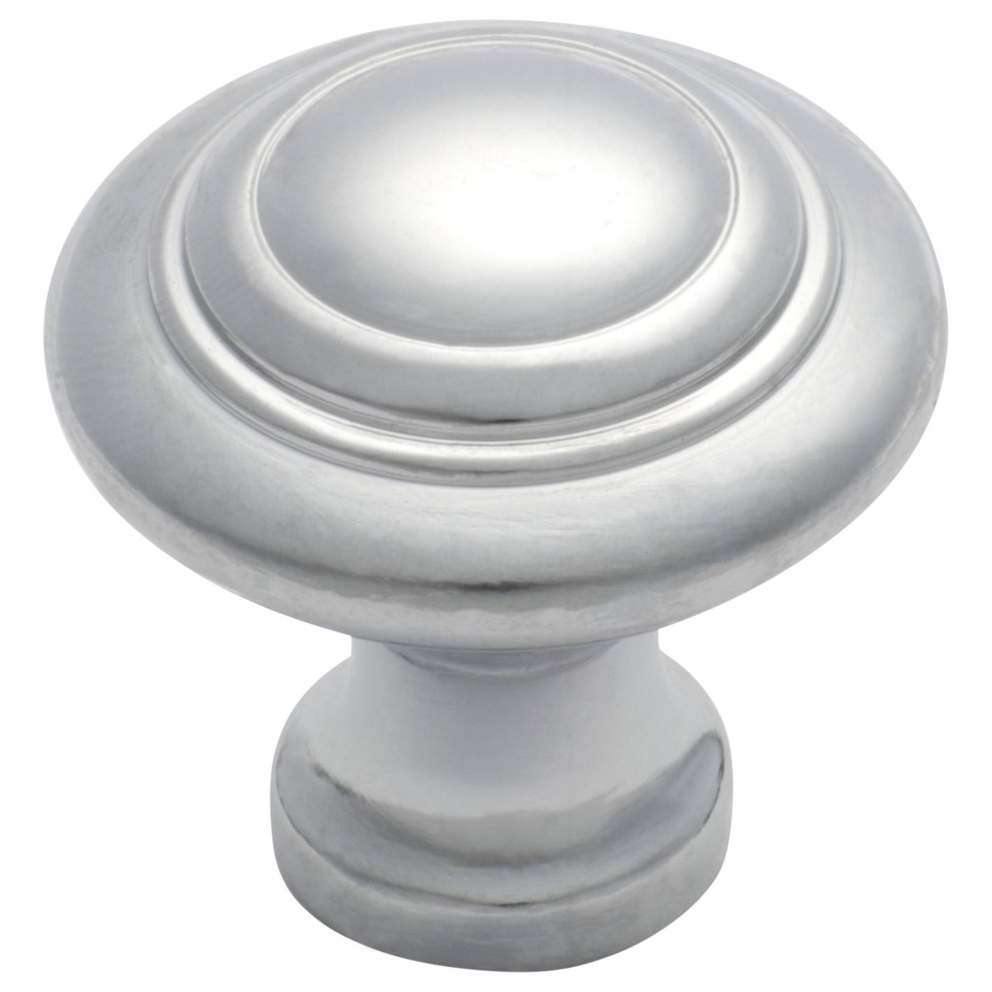 Small Domed Cupboard Knob, Chrome