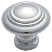 Medium Domed Cupboard Knob, Chrome