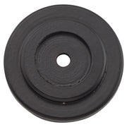 3.8cm Spare Cab. Knob Backplate Only, Matte Blk, Matte Black Powder Coated