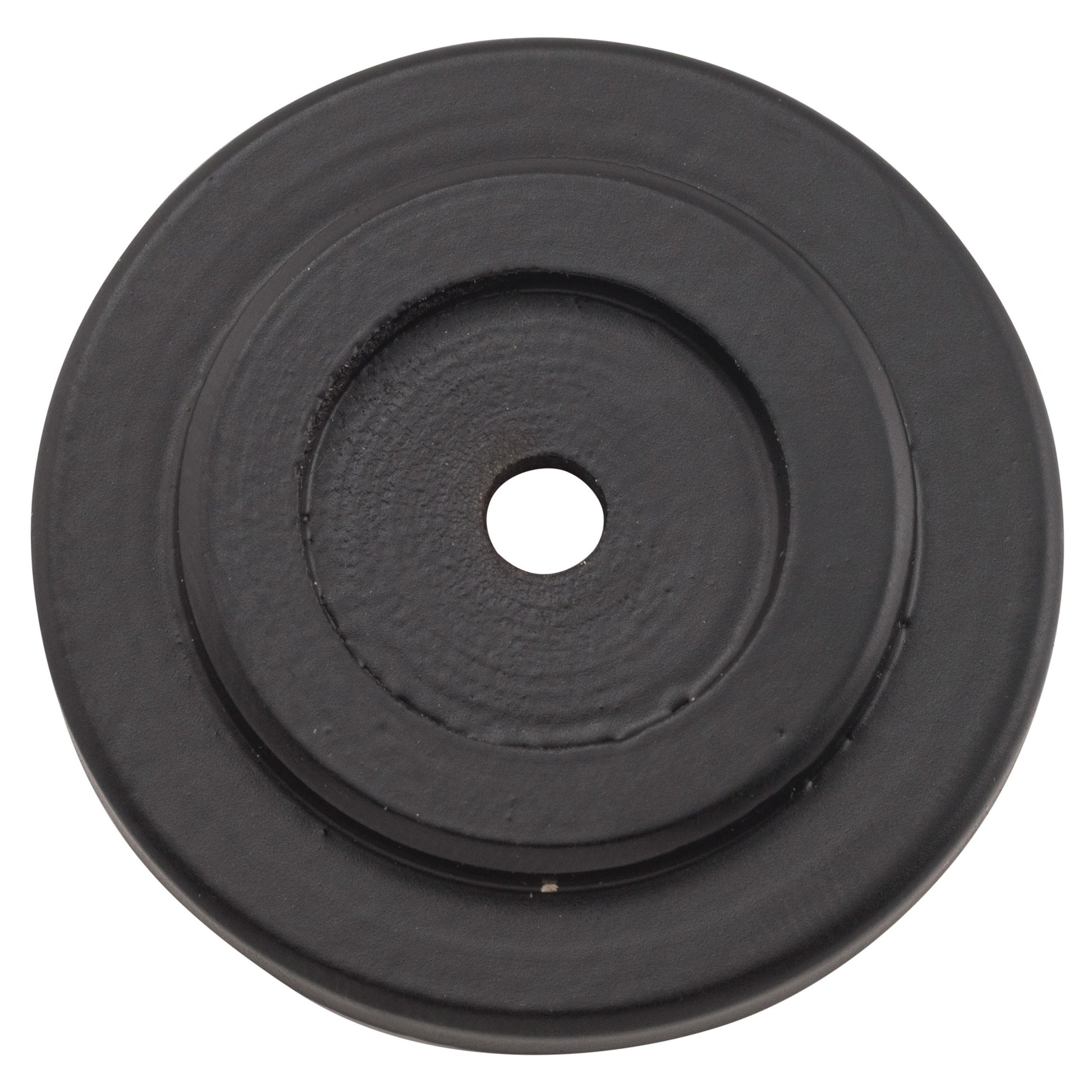 3.8cm Spare Cab. Knob Backplate Only, Matte Blk, Matte Black Powder Coated