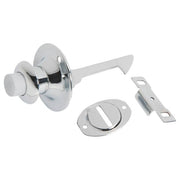 Deco Press Button Cabinet Catch, Chrome