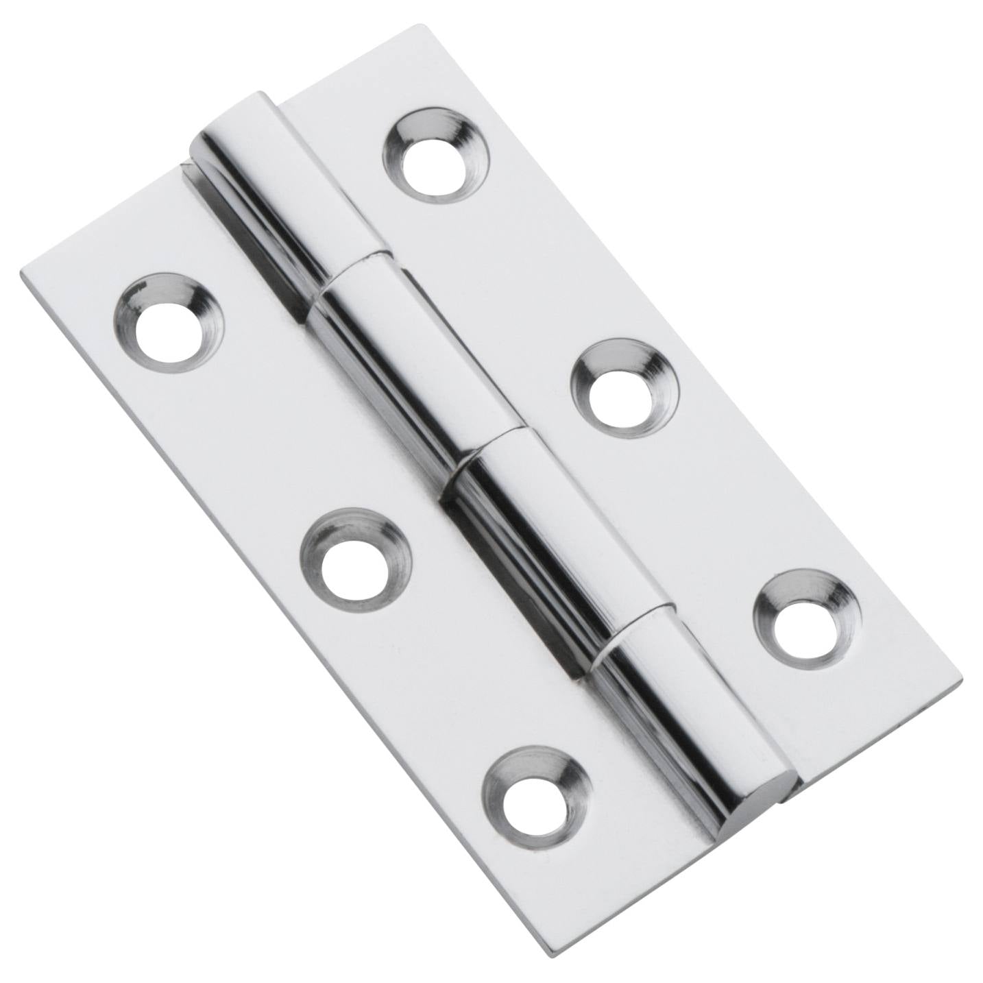 5x2.8cm Fixed Pin Cabinet Hinge, Chrome