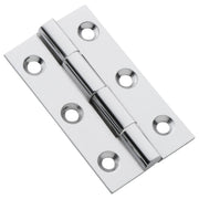 5x2.8cm Fixed Pin Cabinet Hinge, Chrome