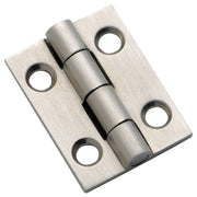 2.5x2.2cm Fixed Pin Cabinet Hinge, Satin Chrome