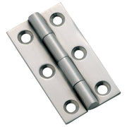 5x2.8cm Fixed Pin Cabinet Hinge, Satin Chrome