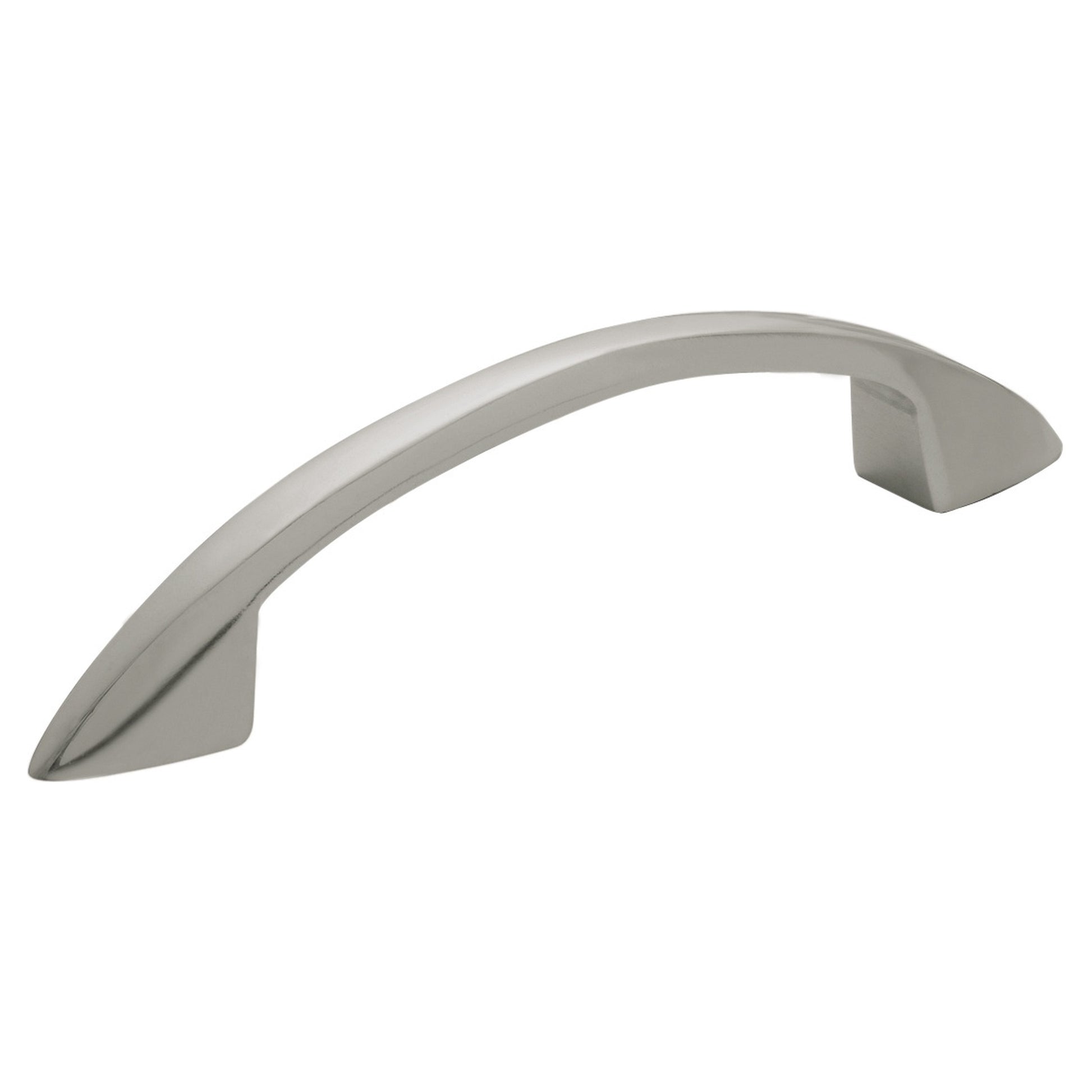 10.3cm Retro Pull Handle (76mm CTC), Satin Chrome