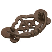 8.8x4.5cm Cast Drawer Handle, Antique Brass