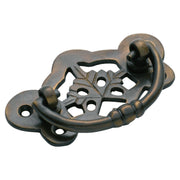 7x4cm Cast Drawer Handle, Antique Brass