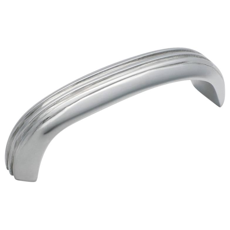 Small Deco Cupboard Pull Handle, Chrome