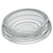 Large Glass Castor Holder Cup, Clear
