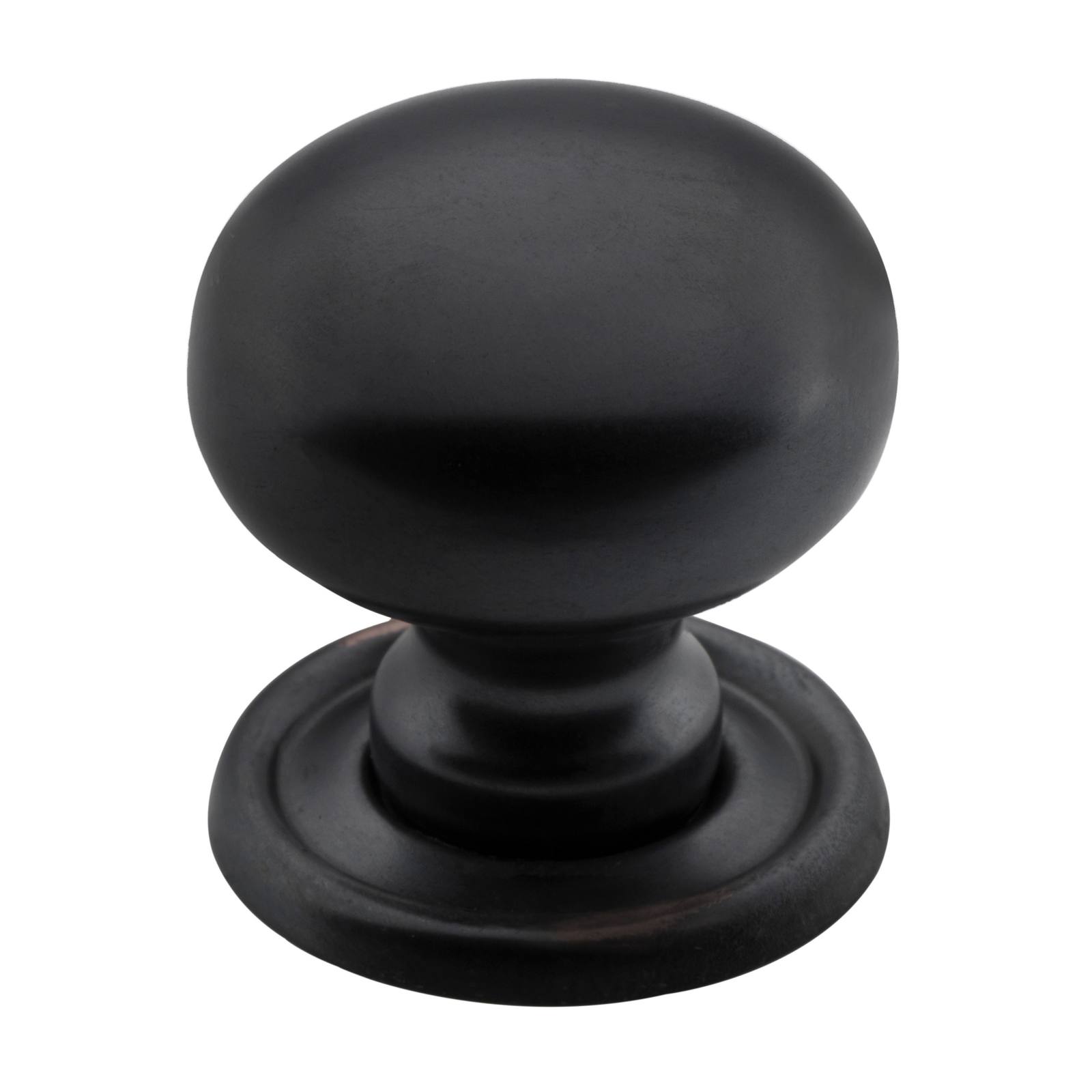 Small Plain Cupboard Knob, Antique Copper