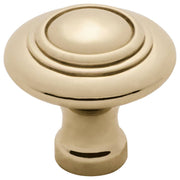Large Domed Cupboard Knob, Polished Brass