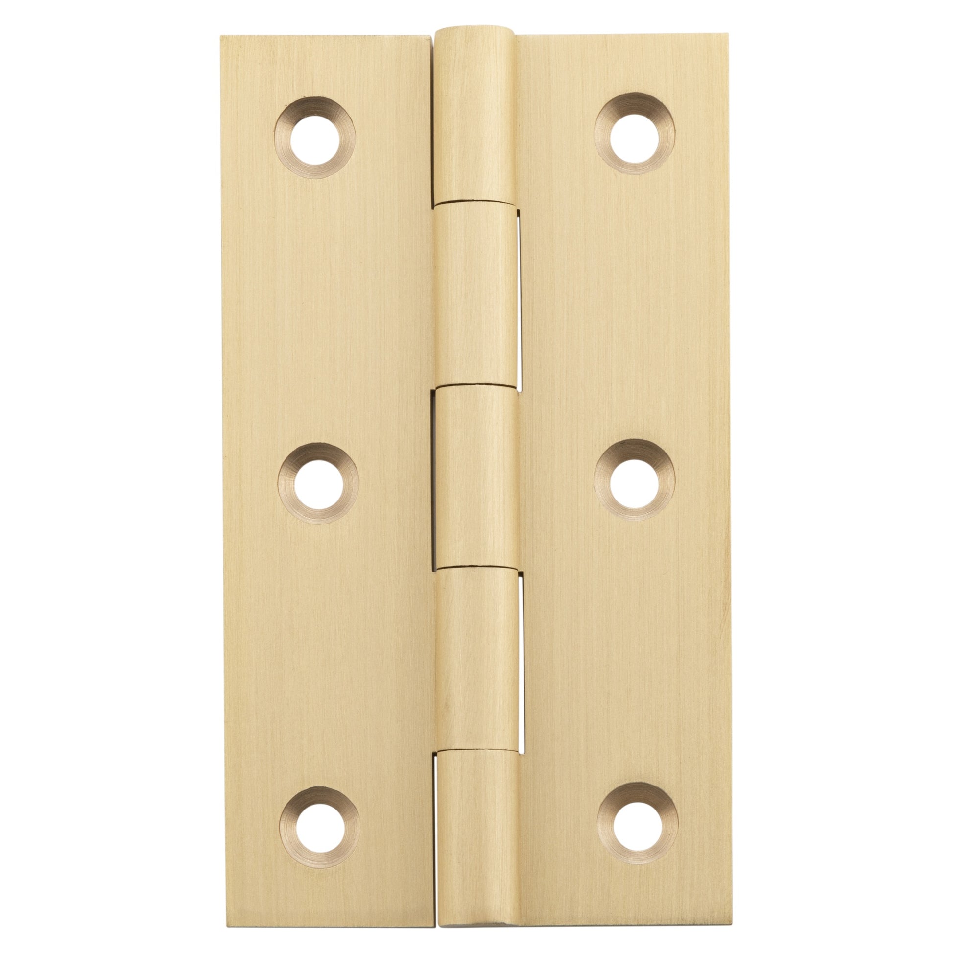 Fixed Pin Satin Brass H89xW50xT2.5mm