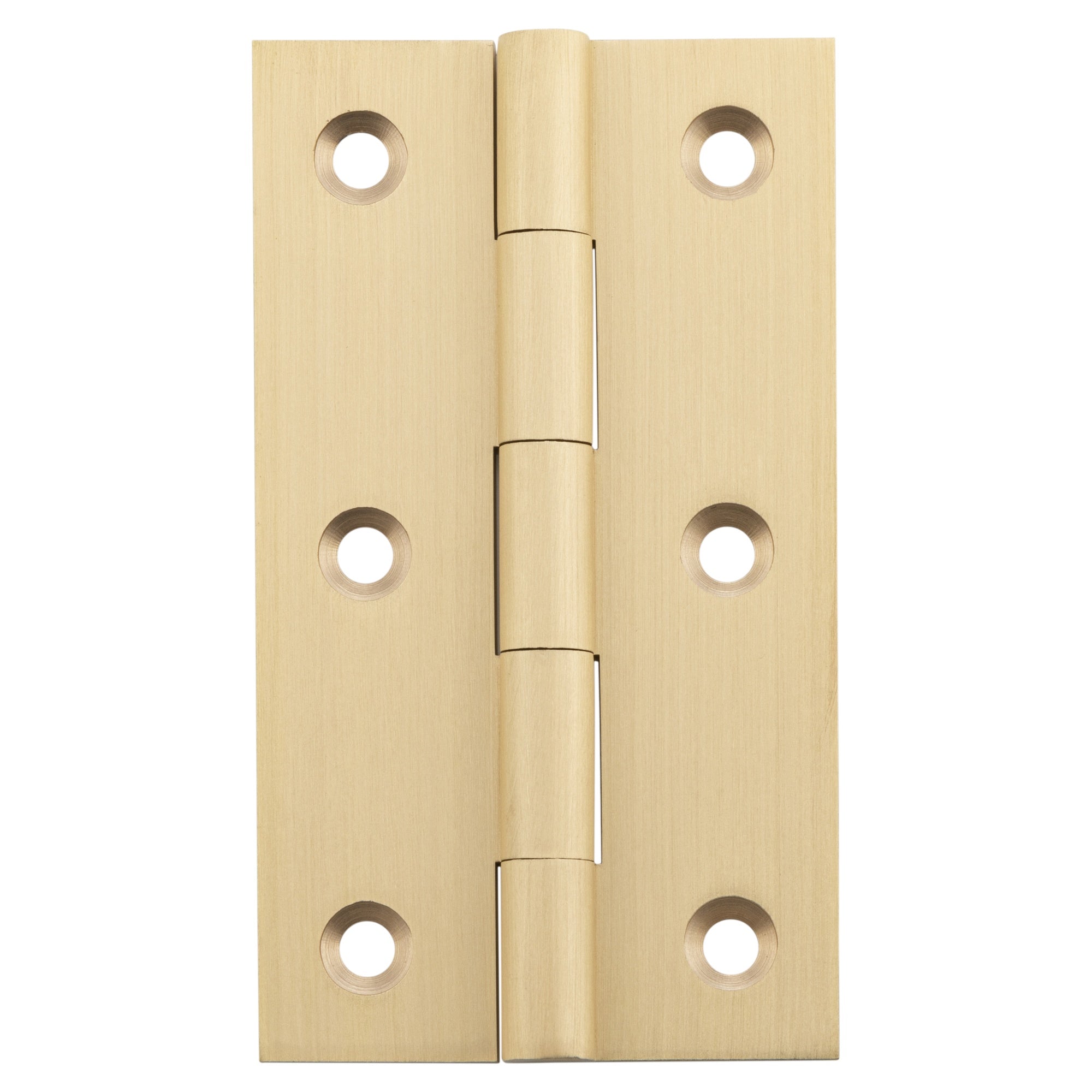 Fixed Pin Satin Brass H89xW50xT2.5mm
