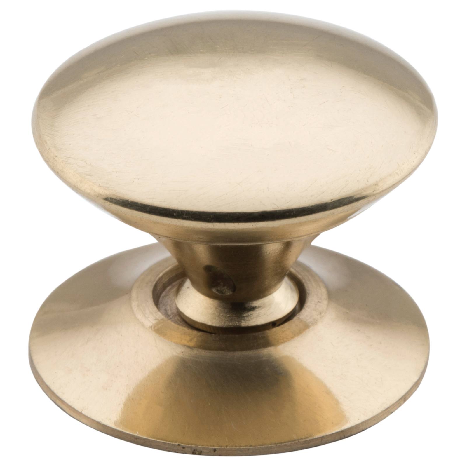 2.5cm Victorian Cupboard Knob, Polished Brass