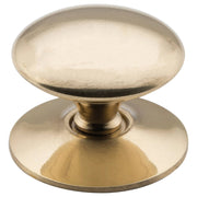 3.2cm Victorian Cupboard Knob, Polished Brass
