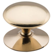 5cm Victorian Cupboard Knob, Polished Brass