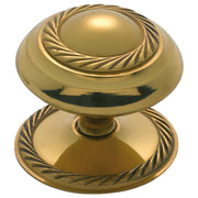 5cm Georgian Cupboard Knob, Polished Brass