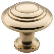 Medium Domed Cupboard Knob, Polished Brass