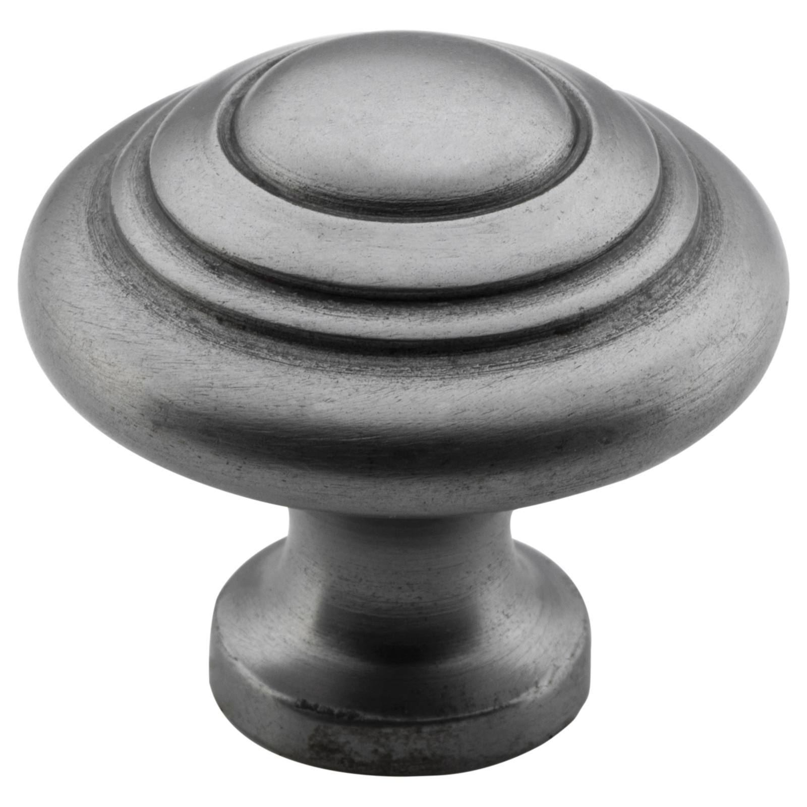 Medium Domed Cupboard Knob, Polished Metal