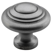 Medium Domed Cupboard Knob, Polished Metal
