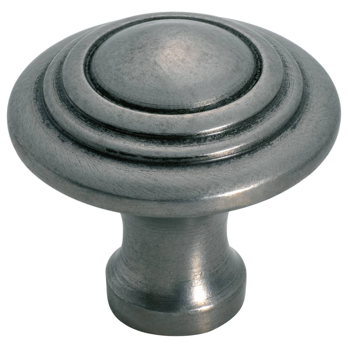 Large Domed Cupboard Knob, Polished Metal