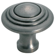 Large Domed Cupboard Knob, Polished Metal