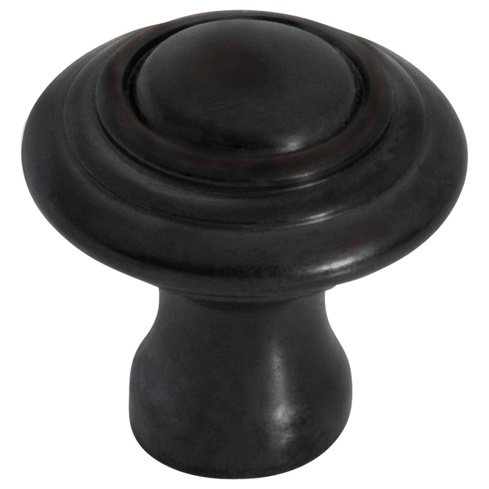 Medium Domed Cupboard Knob, Antique Copper