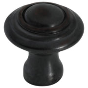 Medium Domed Cupboard Knob, Antique Copper