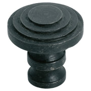 Stepped Cupboard Knob, Antique Finish