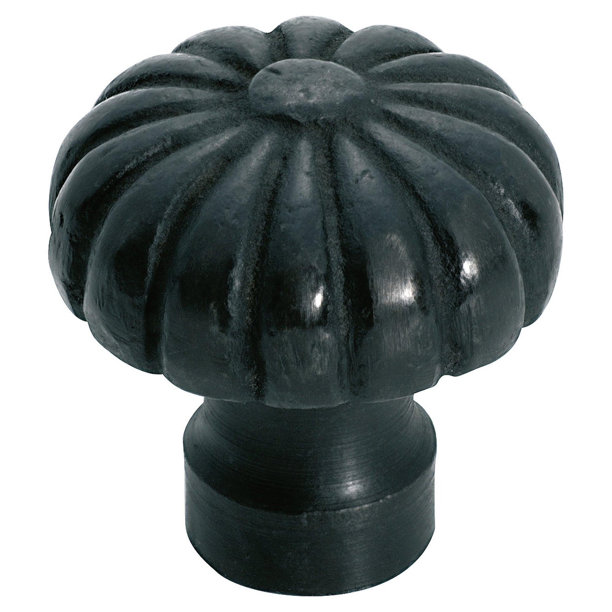 3.2cm Fluted Cupboard Knob, Antique Finish