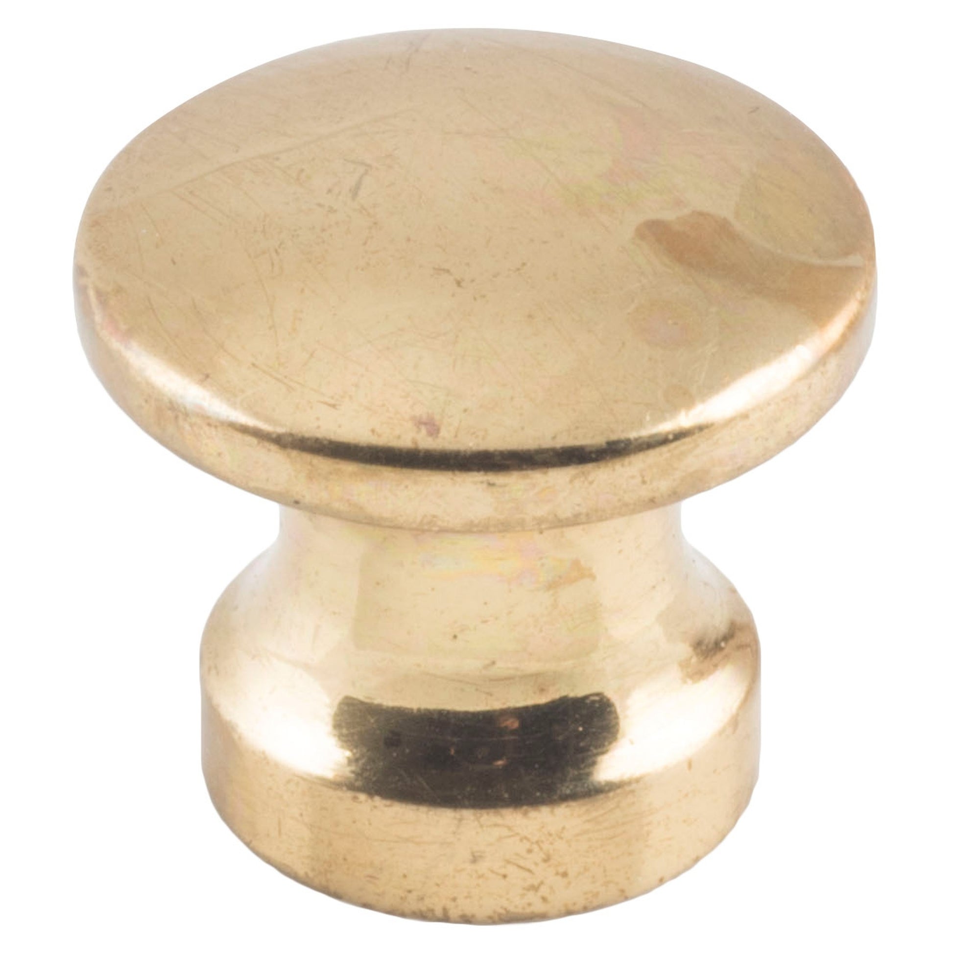 1.3cm Tiny Cupboard Knob, Polished Brass