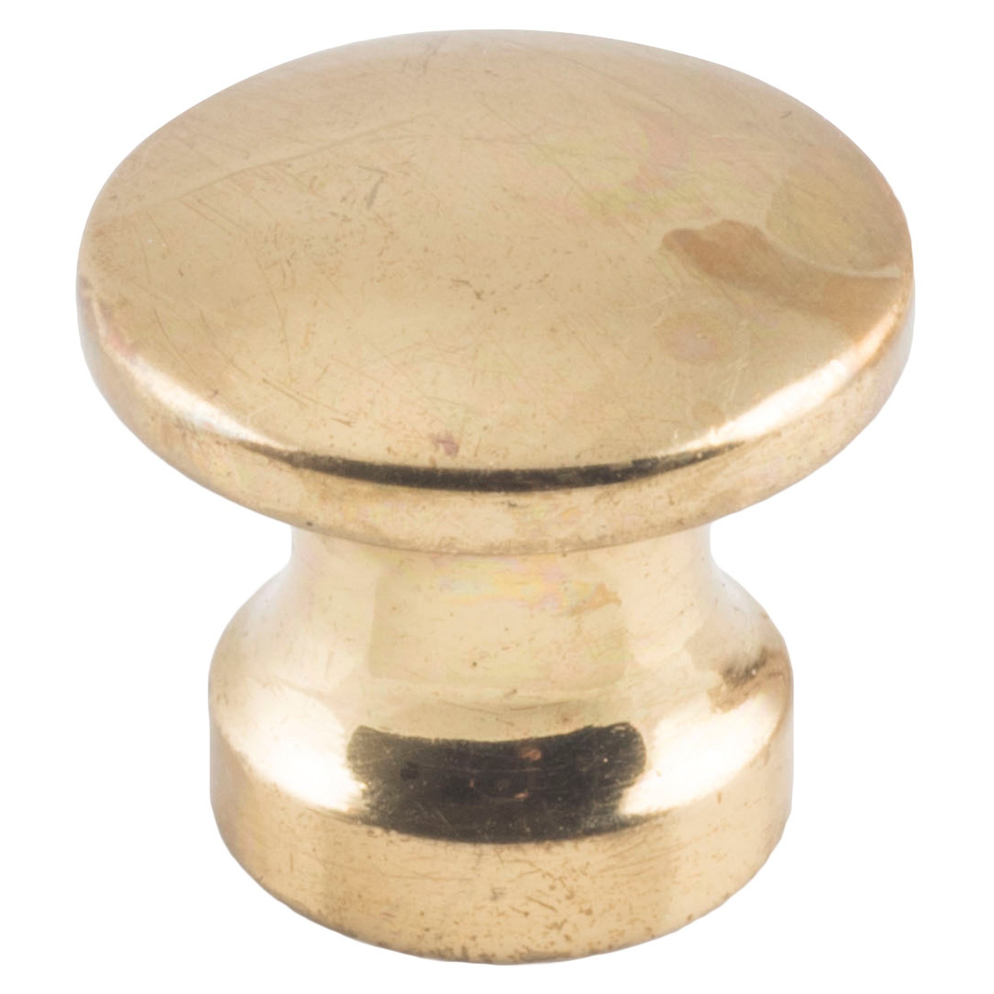 1.3cm Tiny Cupboard Knob, Polished Brass