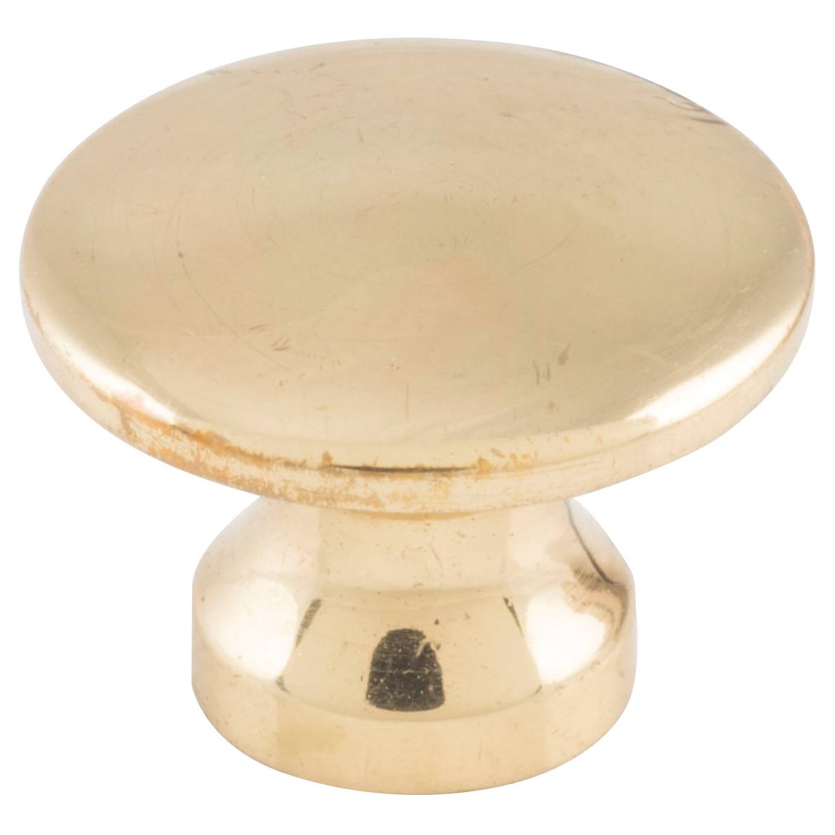 1.6cm Tiny Cupboard Knob, Polished Brass