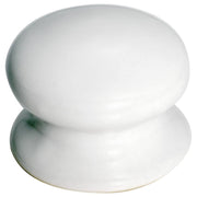 5cm Porcelain Dresser Knob, White