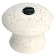 3.8cm Crazed Porcelain Cupboard Knob, Ivory