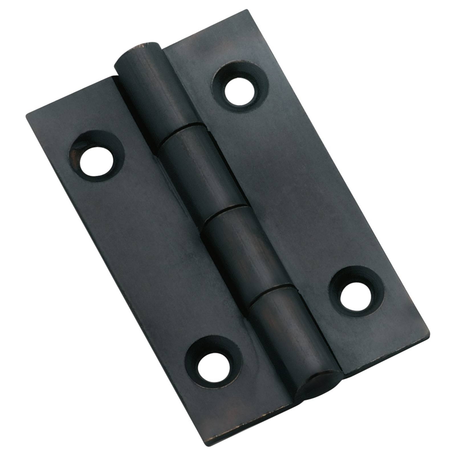 3.8x2.2cm Fixed Pin Cabinet Hinge, Antique Copper