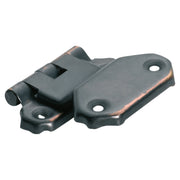 Fold Over Offset Cabinet Hinge, Antique Copper