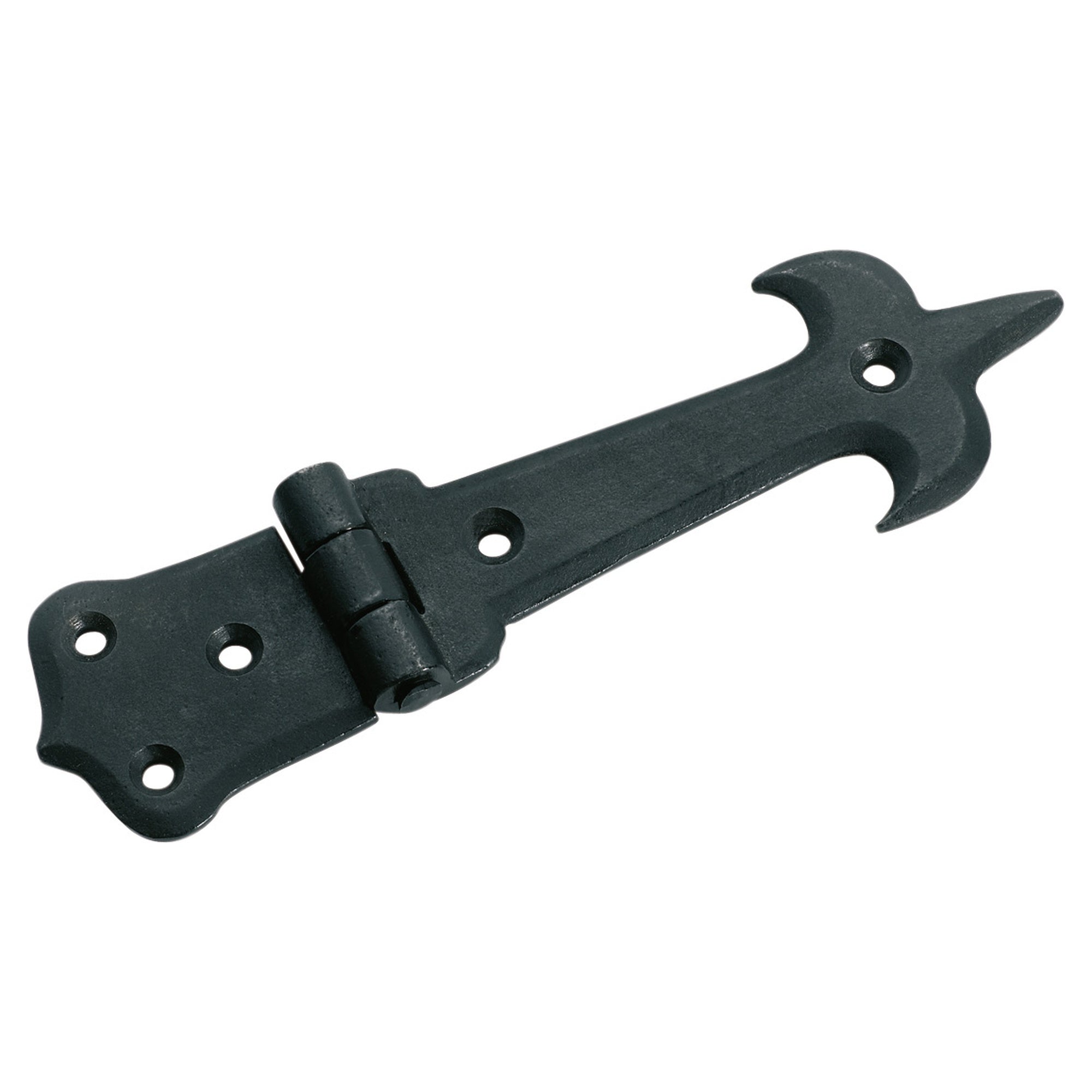 Fleur De Lys Trunk T-Hinge, Antique Finish
